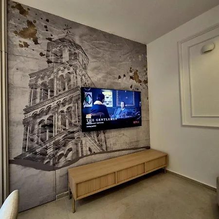 Dalmatian Elegant In The Center